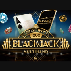 1000 Blackjack American Bonus Wheel Casino Game