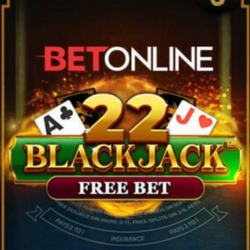 22 Blackjack Free Bet title card