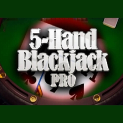 5-Hand Blackjack Pro Casino Game