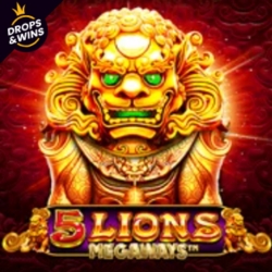 5 Lions Megaways title cards