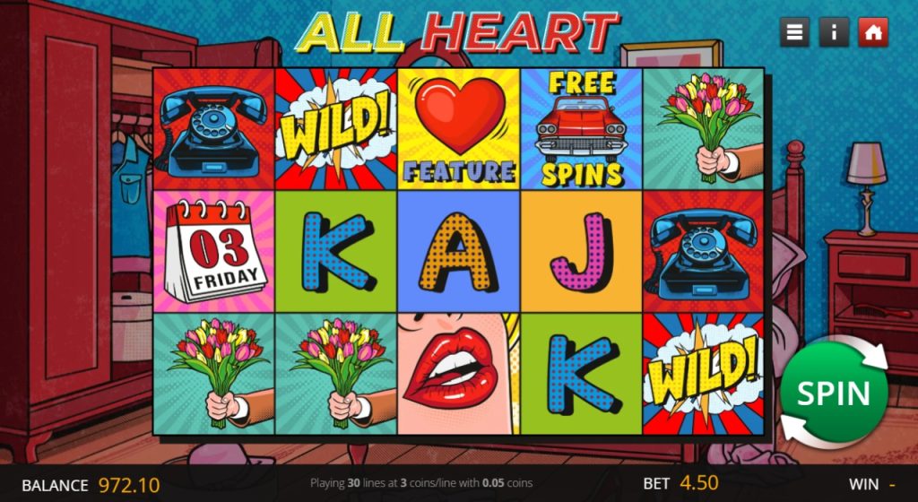 All Heart slot machines