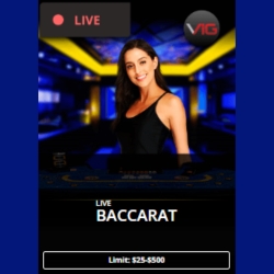 Baccarat live dealer game