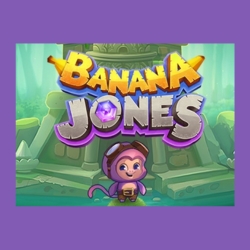 Embark on an adventurous Snakes & Ladders-style journey with Banana Jones and retrieve the sacred crystal banana.