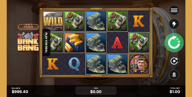 Bank Bang Slot gameplay