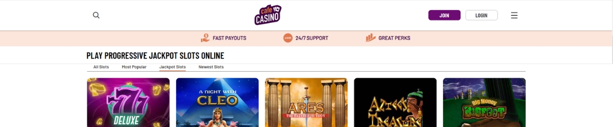 Cafe Casino slots