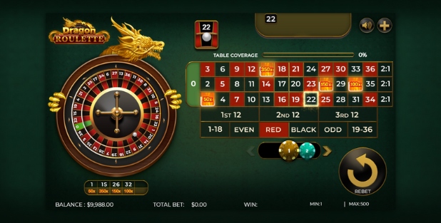Dragon Roulette online