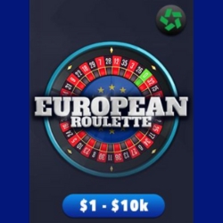 European Roulette table game