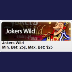 Jokers Wild offers exciting gameplay with a 96.99% RTP and a $0.25 minimum bet.