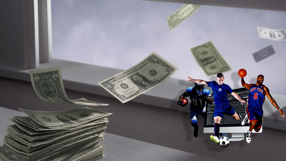 Losing Money And Sportsbetting Logo