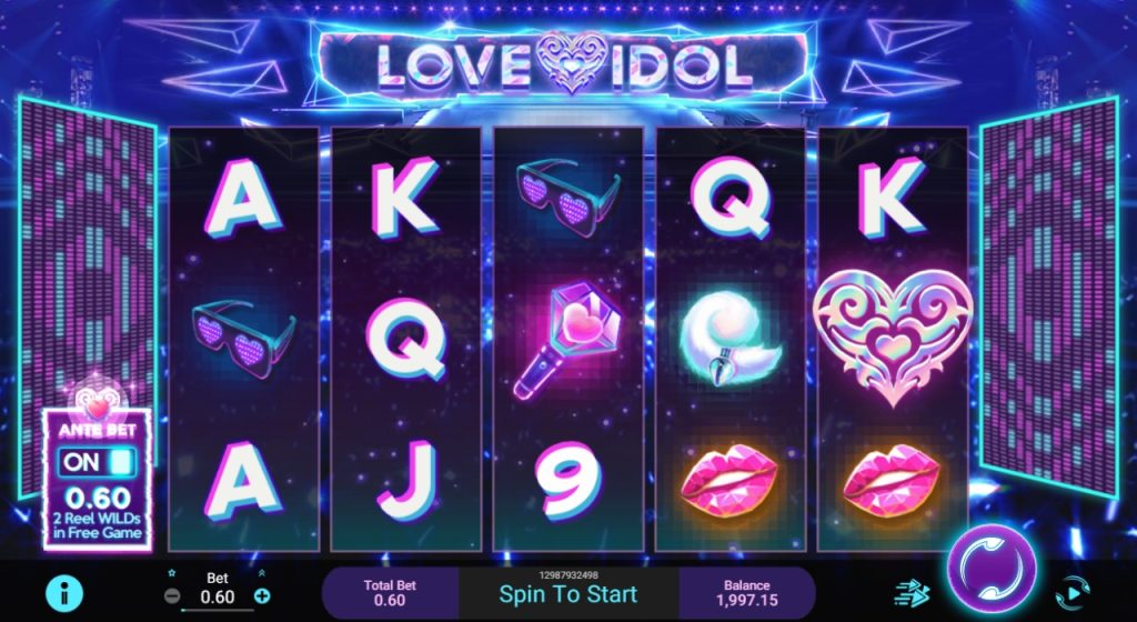Live Idol heart slot machine