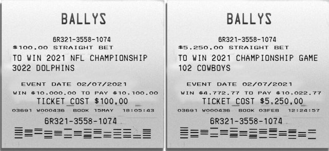 NFL Betting Tickets