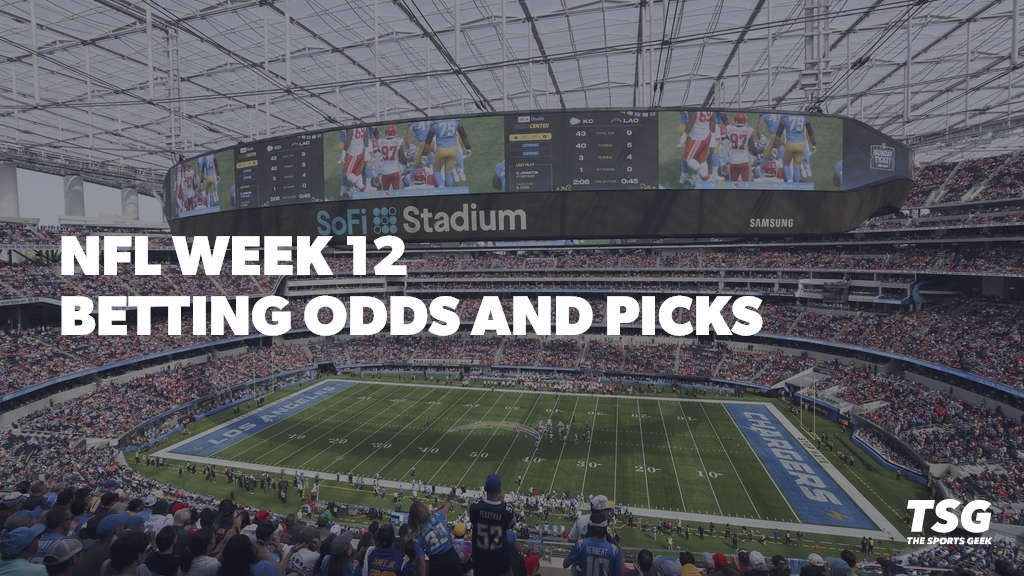NFL Week 12 betting odds and predictions