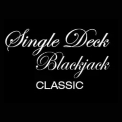Single Deck Blackjack Classic Title Card