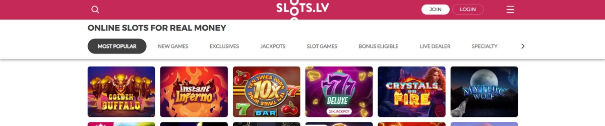 Slots.lv slots casino