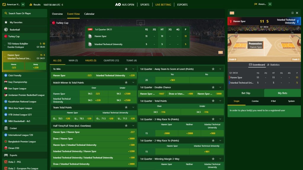 Sombrero Spins Live Betting Interface