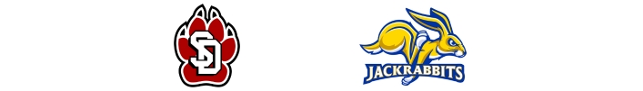 South Dakota College Teams - Coyotes and Jackrabbits