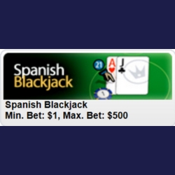 A blackjack variant with unique rules, emphasizing skillful play, and bets from $1 to $500.