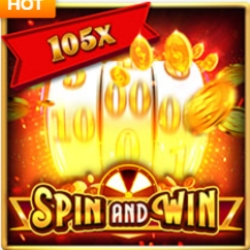 Spin And Win slot with 1 payline and medium volatility featuring a bright design and 96.49% RTP.