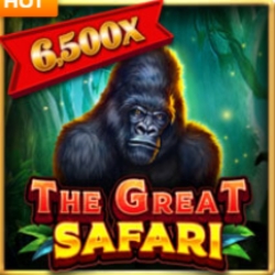 The Great Safari slot featuring 200,704 paylines, medium volatility, and a thrilling 96.60% RTP.