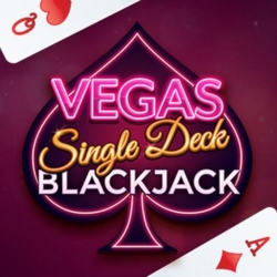 Vegas Single Deck Blackjack Casino Game