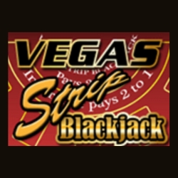 Blackjack game inspired by the fast-paced style of the Vegas Strip, with split and double-down options.